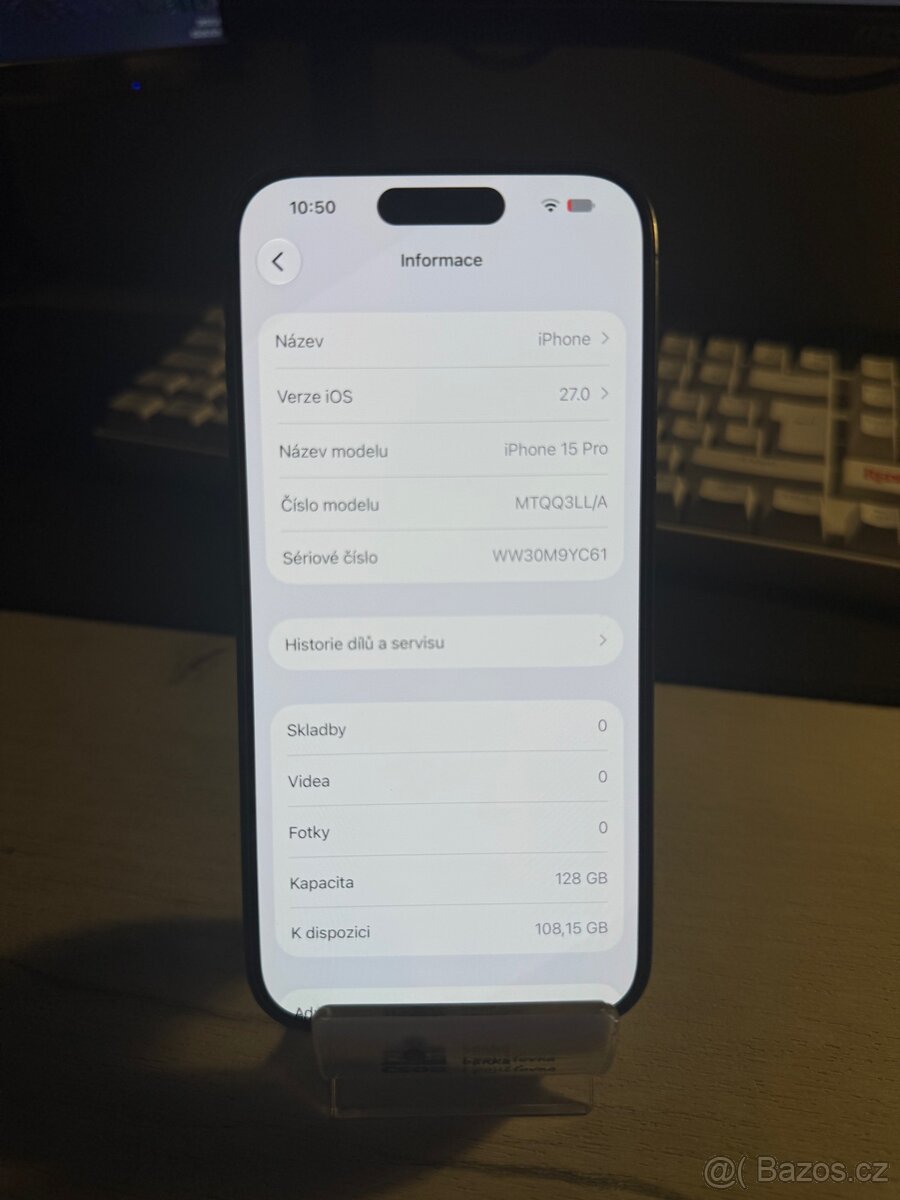 Apple iPhone 15 Pro 128gb 100% - 3