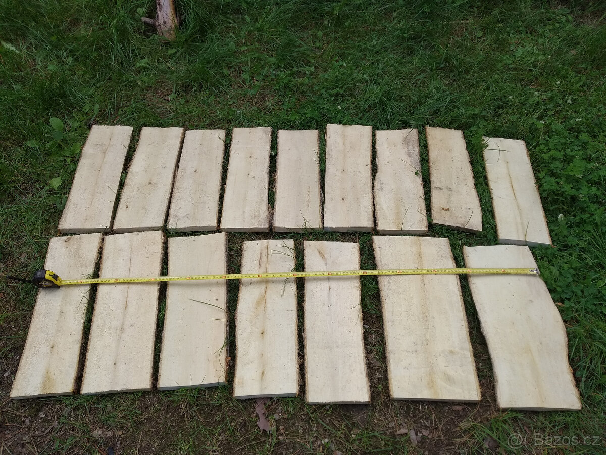 lipová prkna síla 25mm, vhodné na podložky pod trofeje, - 3