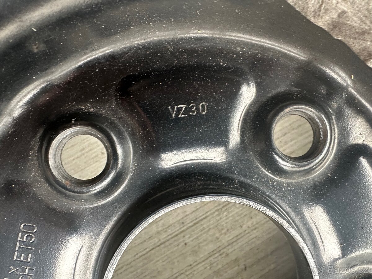 Prodám plechové disky Suzuki/Fiat 206/60 R16 ET50 5x114,3 - 3