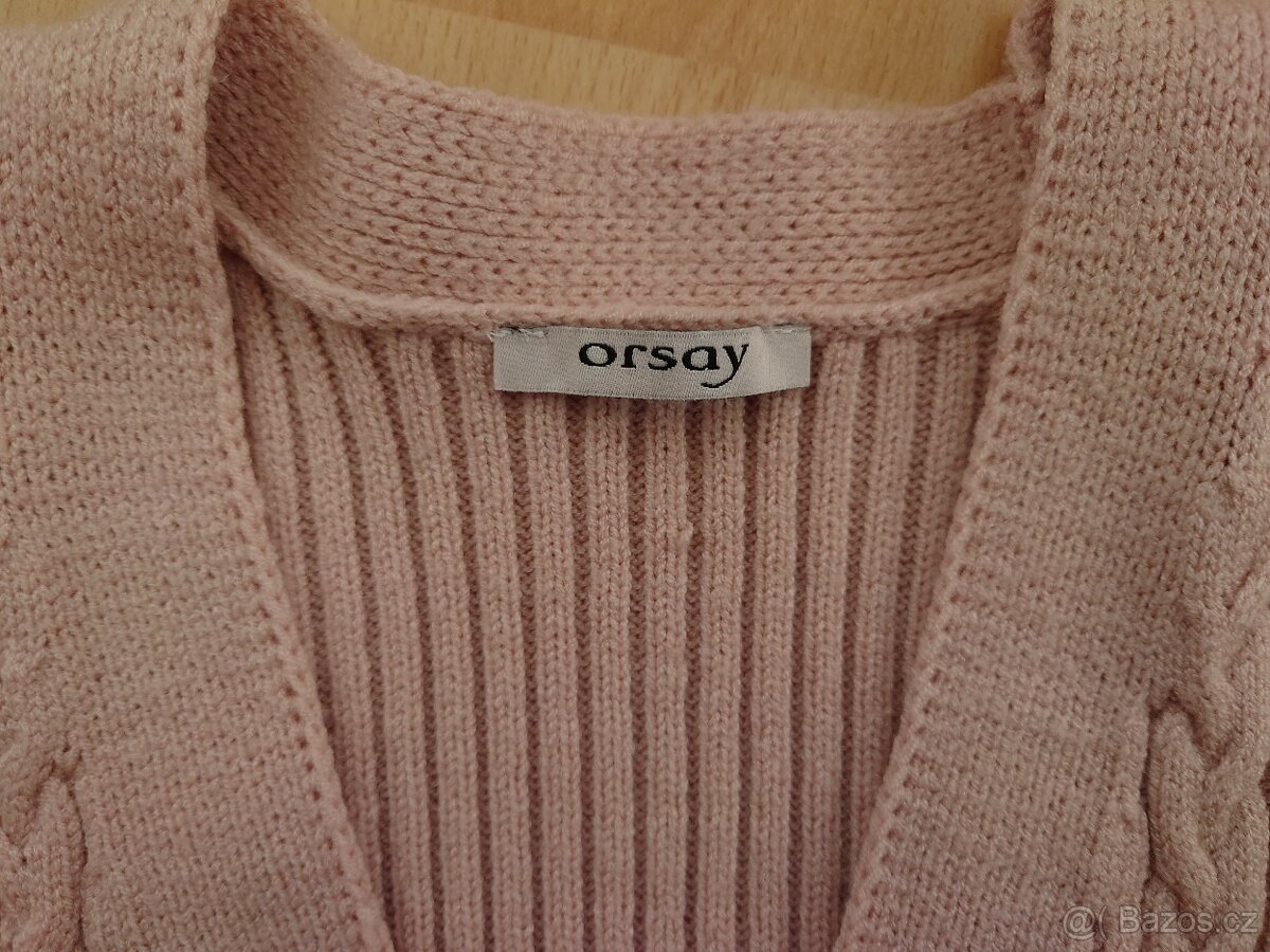 Orsay starorůžový cardigan / svetr - 3