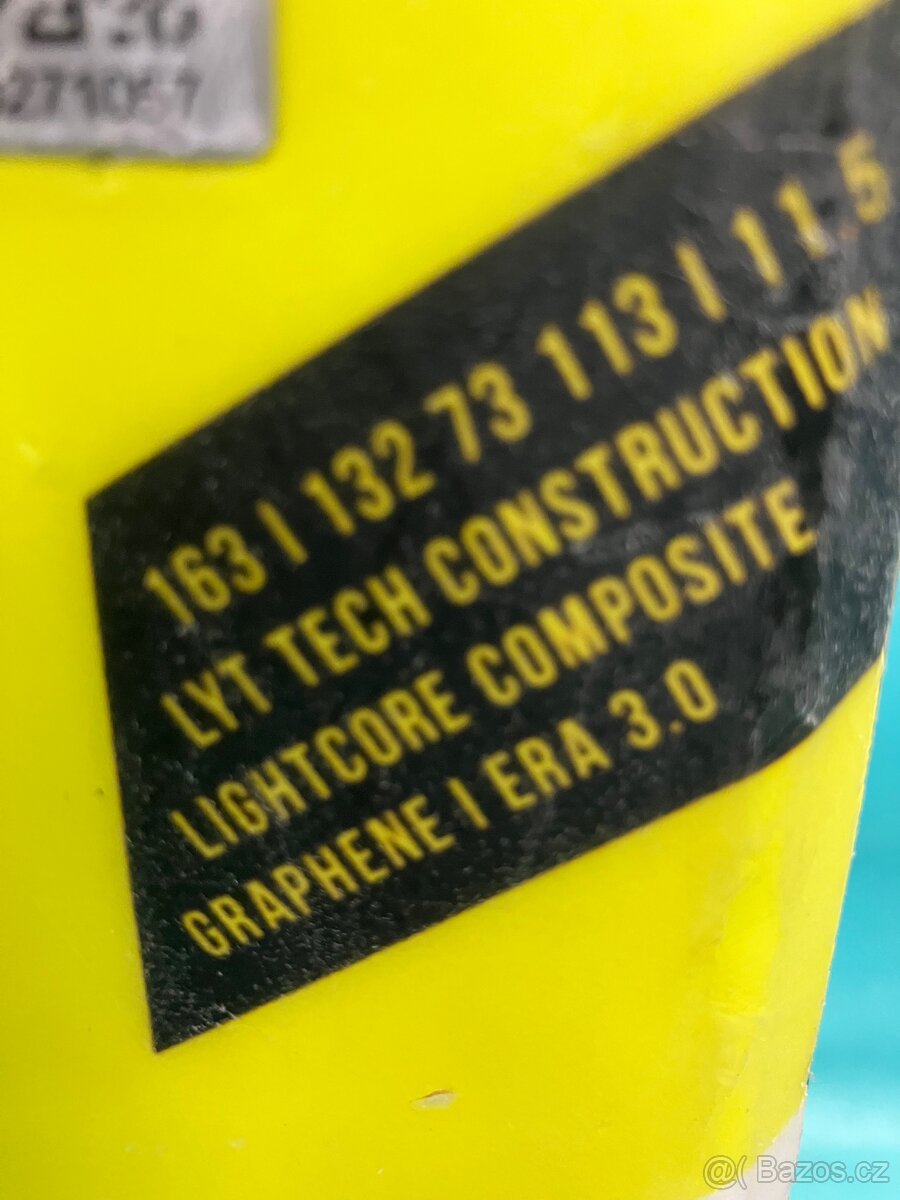 lyže Head V-Shape v délce 163cm, R 11,5m - 3