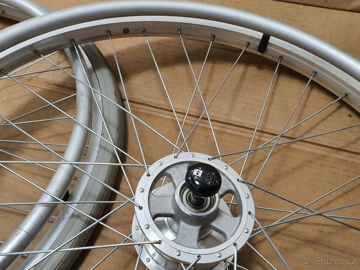 2ks PLNÁ značková kola pro invalidní vozík - 3