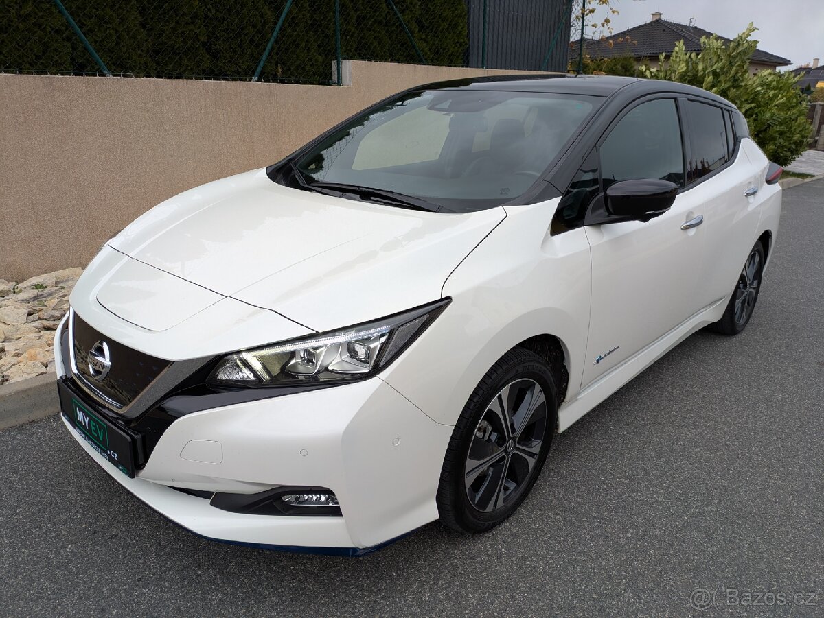 NISSAN LEAF E+ 62kWh, ZÁRUKA do 2029, NEJVYŠŠÍ VÝBAVA, DPH - 3