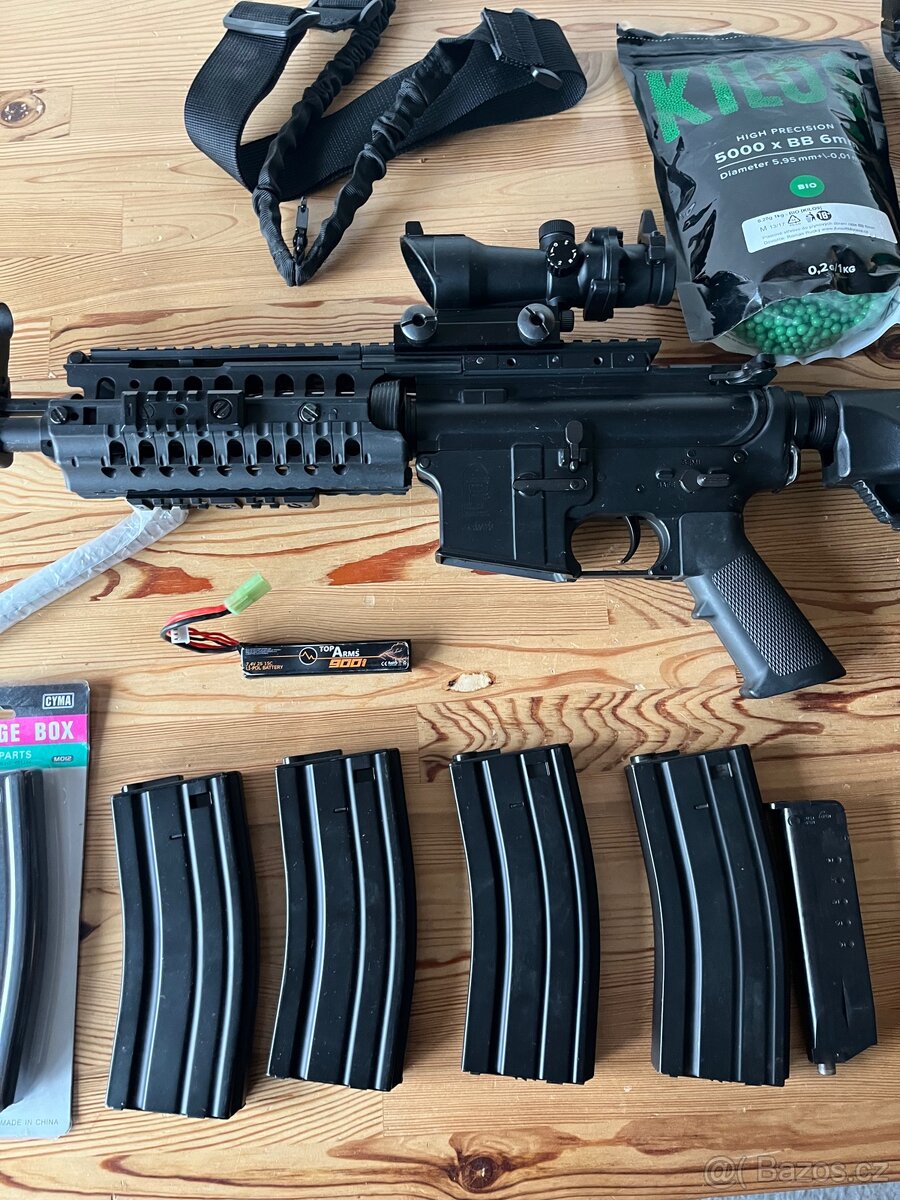 Airsoft M4 + výbava - 3