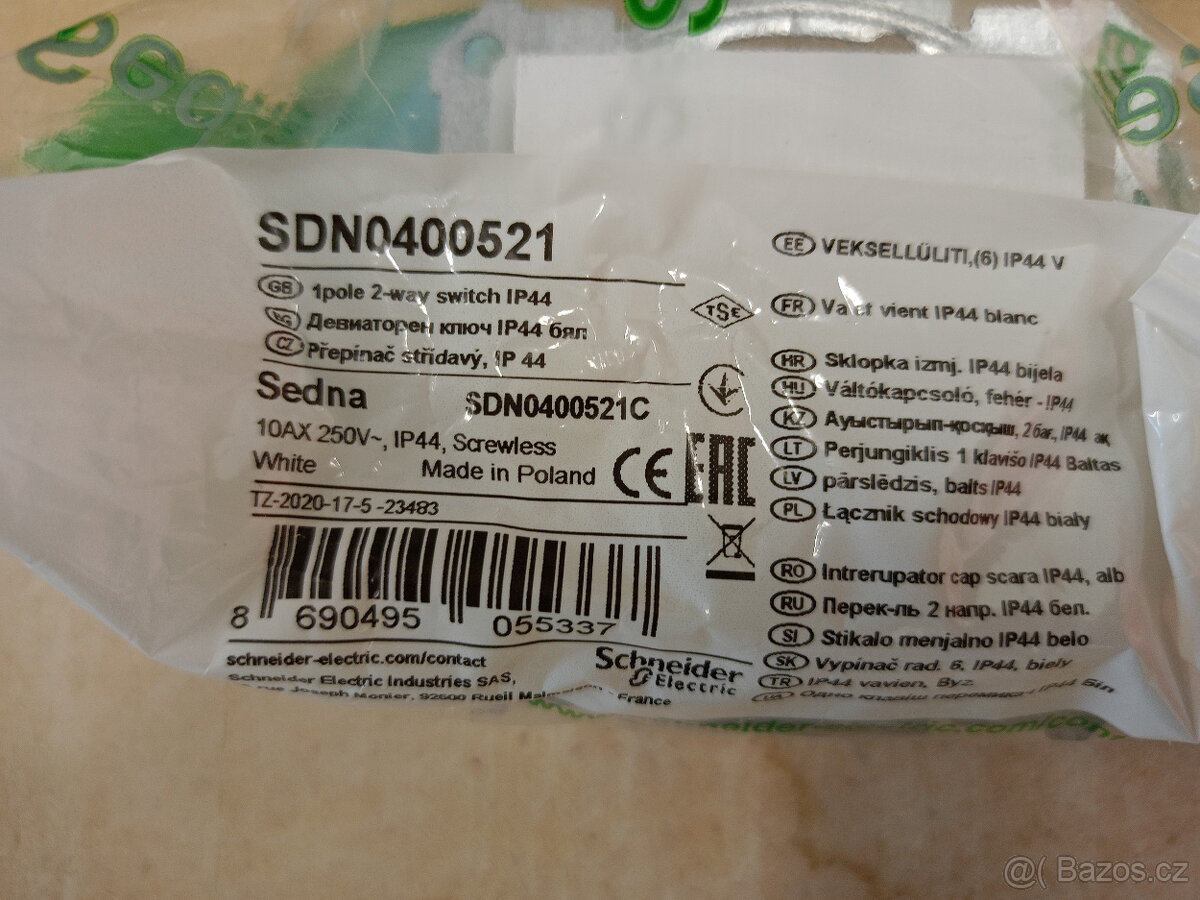 Venkovní vypínače a zásuvky IP44 - 3