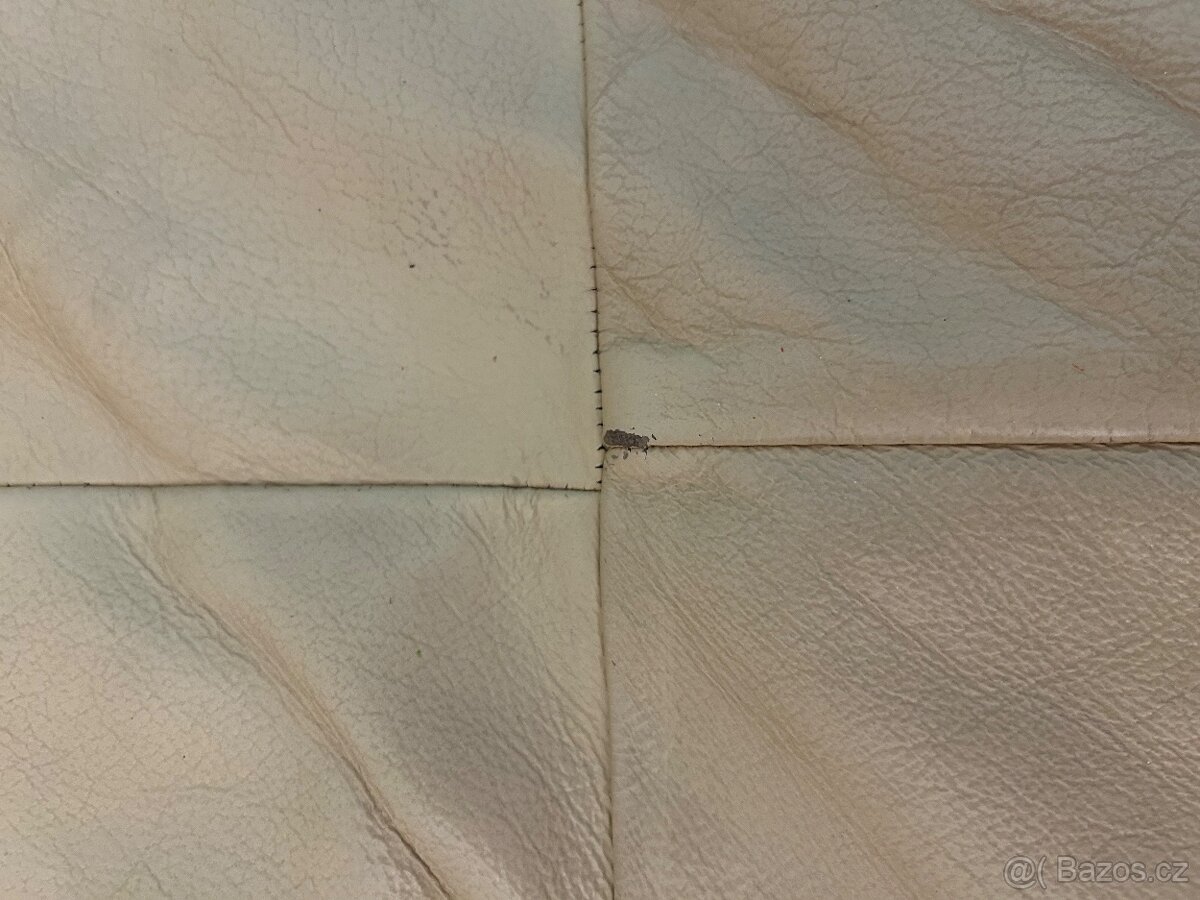 Kožená sedačka rozkládací - 3