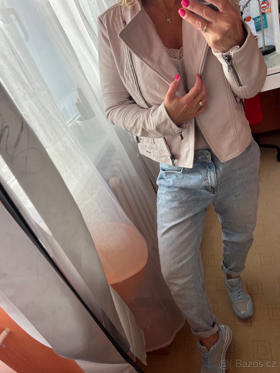 CALVIN KLEIN NOVÁ KOŽENÁ BUNDA KŘIVÁK VEL.S-M - 3