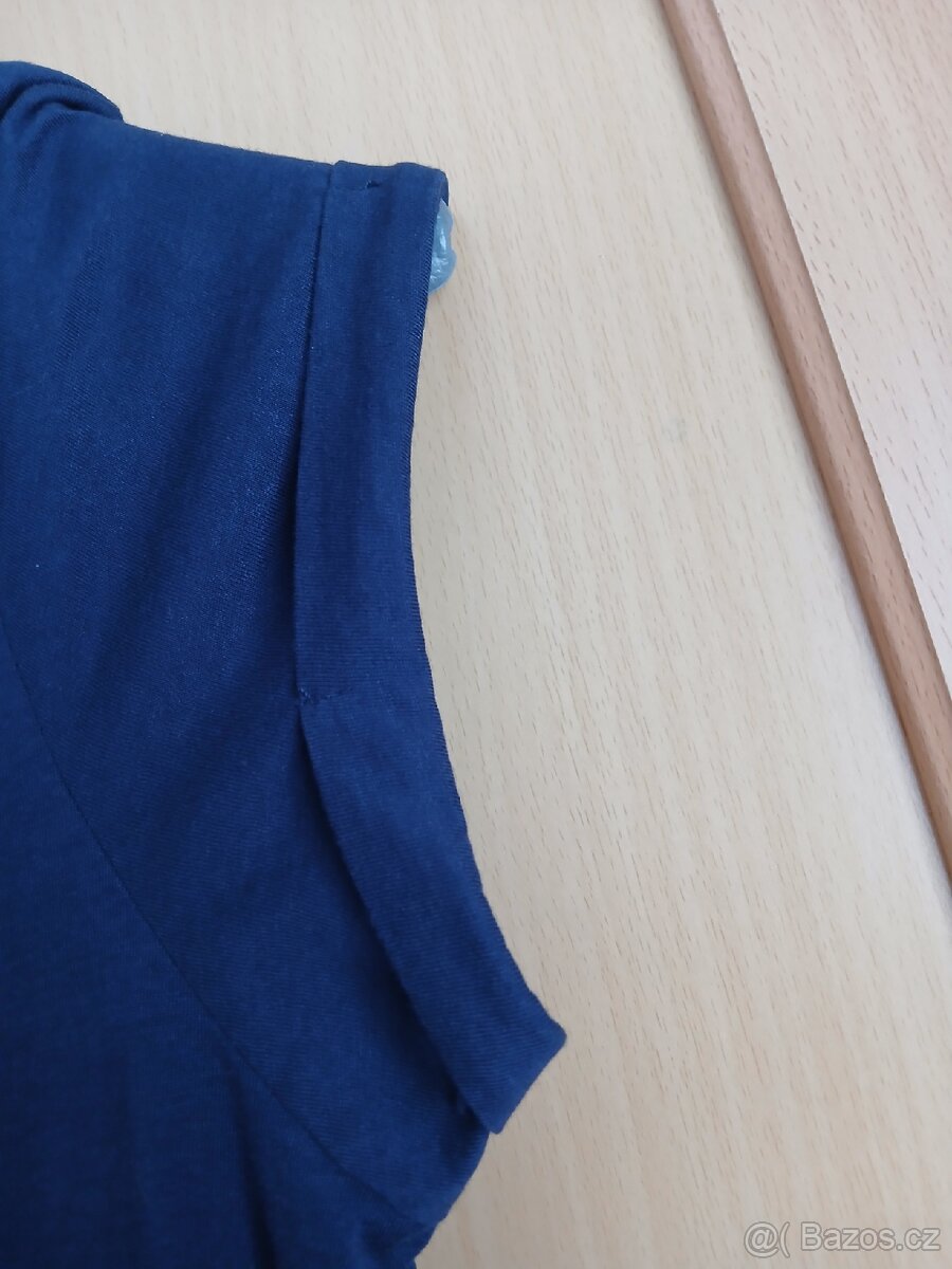 Tmavě modré šaty - 3