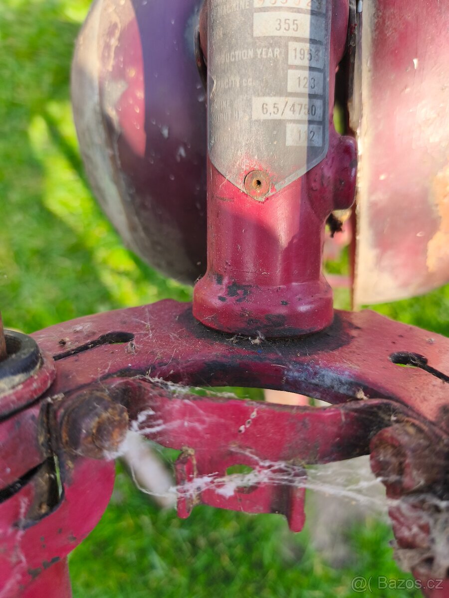 Rám a díly jawa 125/355 - 3