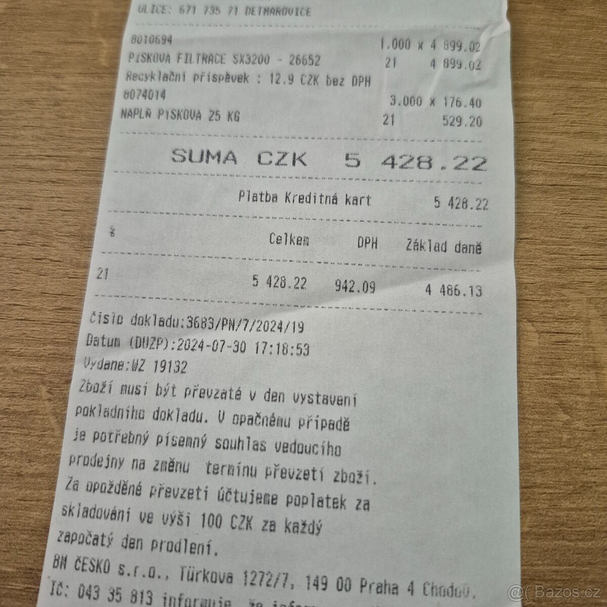 Písková filtrace - 3