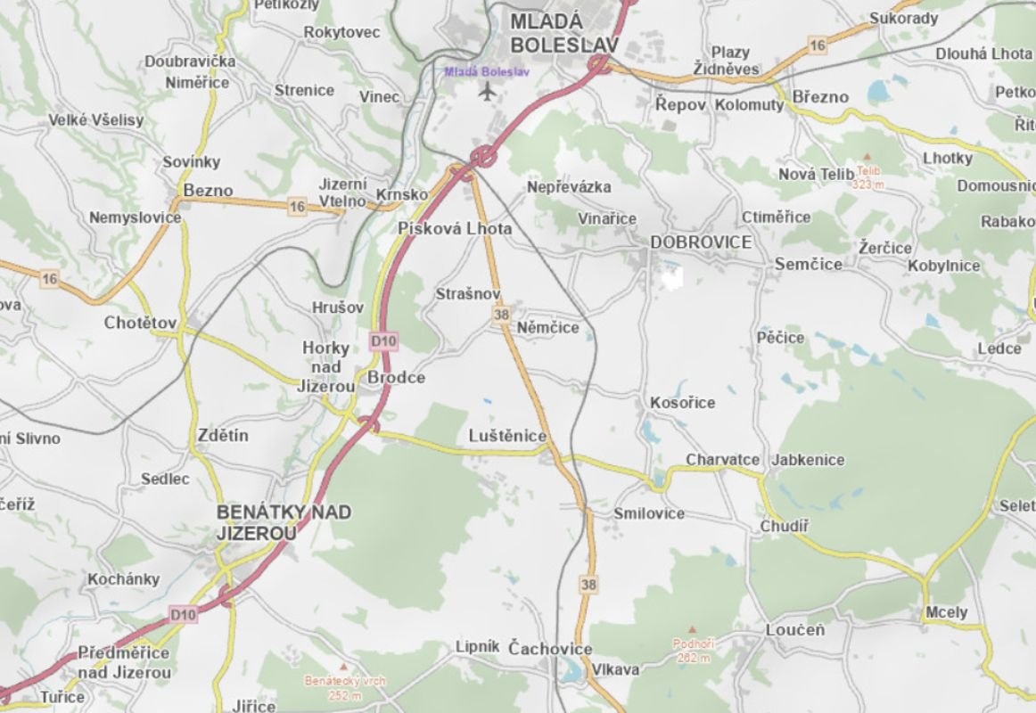 Prodej podílu 1/3 pole 2 815 m², Luštěnice - 3