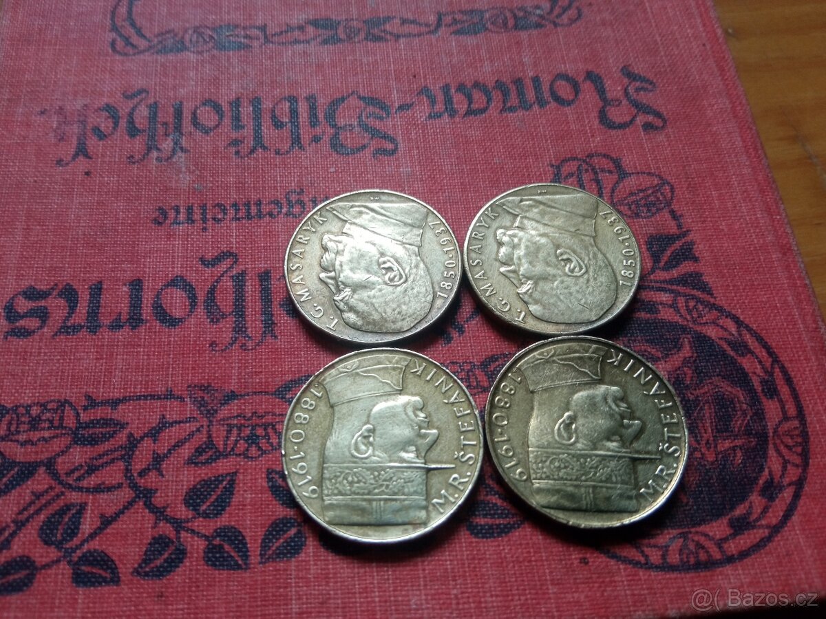 MINCE 10 KČS MASARYK+ ŠTEFÁNIK - 3