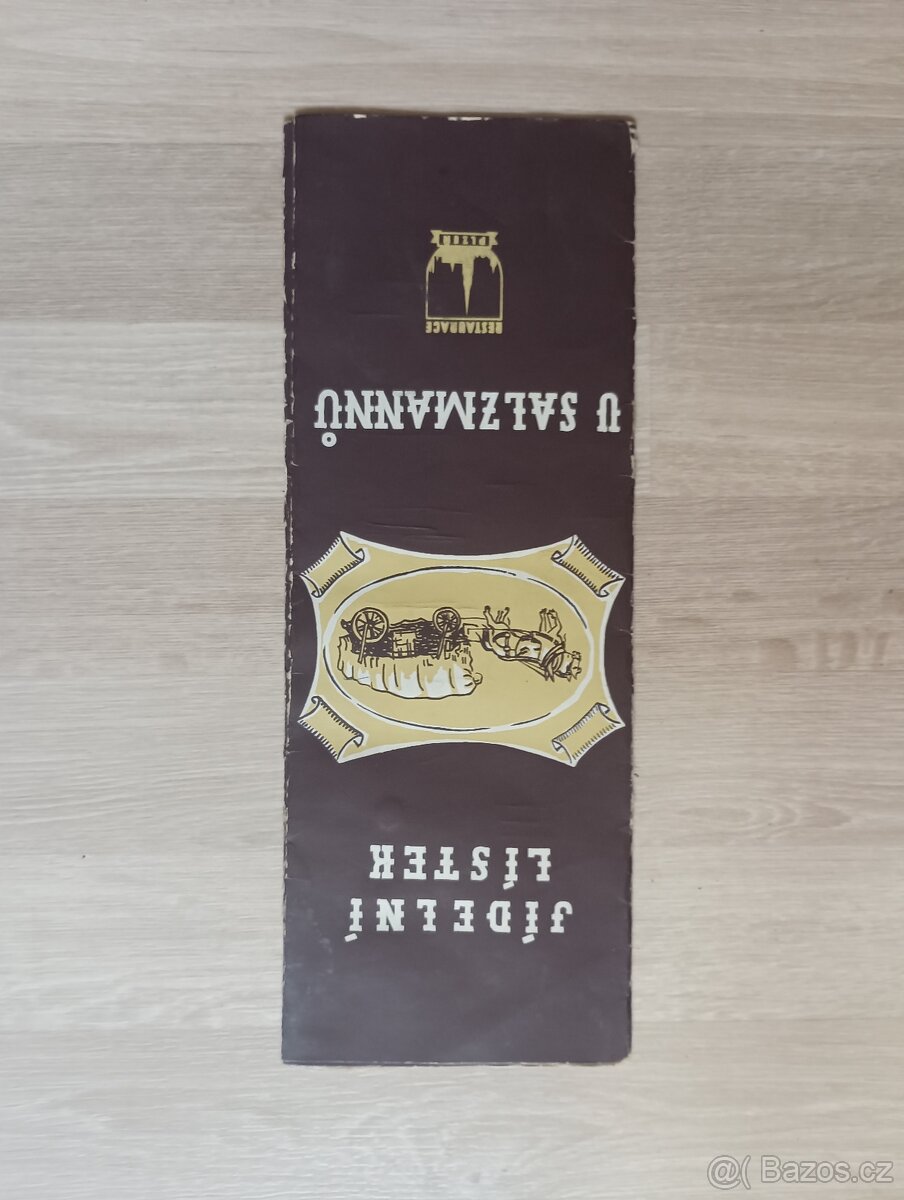 Starý jídelní lístek - 3
