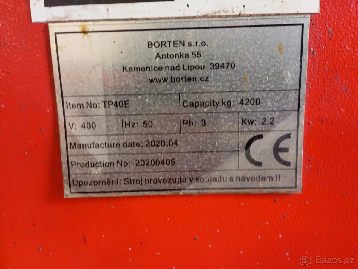 Zvedák Borten 4200kg - 3