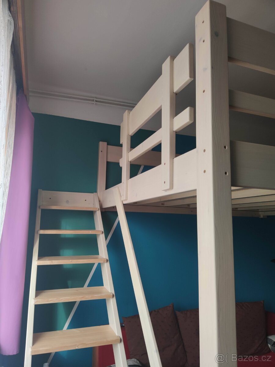 Luxusní patrová postel (masiv) - 3