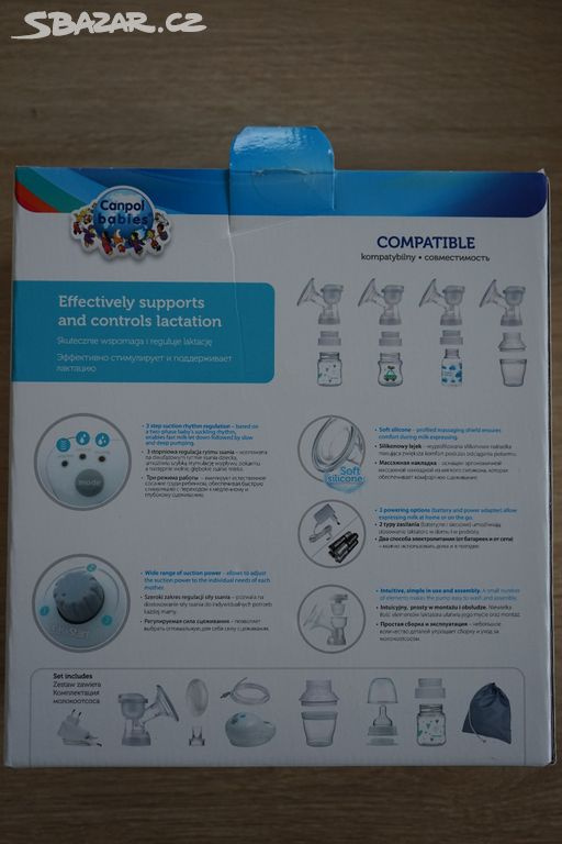 Elektrická odsávačka mateř. mléka Canpol babies - 3