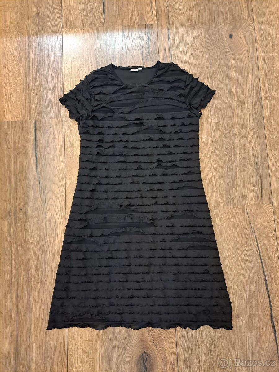 černé mini šaty - 3