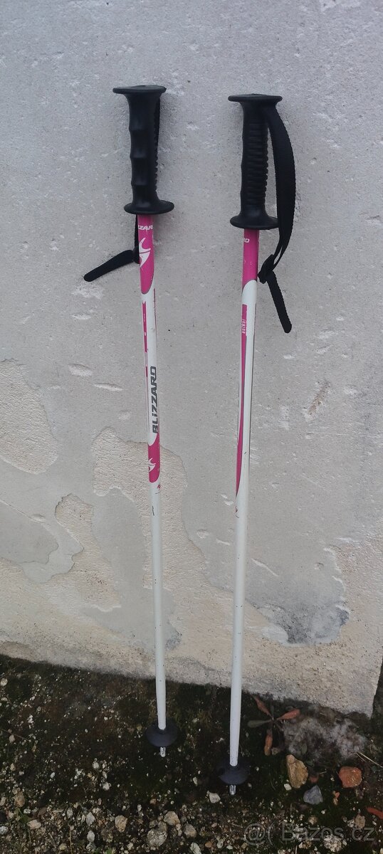 Dětské lyže Wedze 140 cm a hůlky 95 cm. - 3