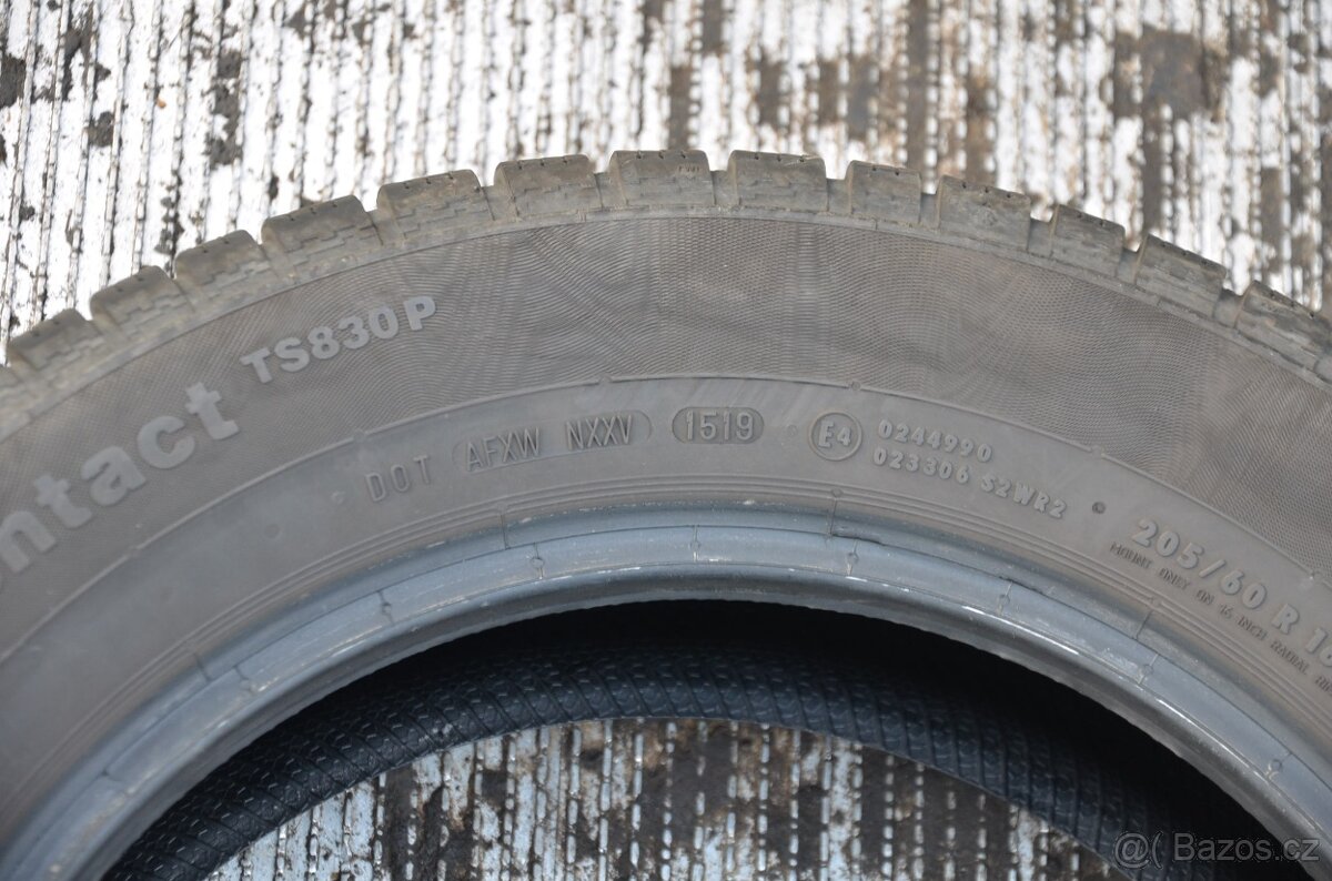 205/60 R16 Continental zimní pneu, č.247 - 3