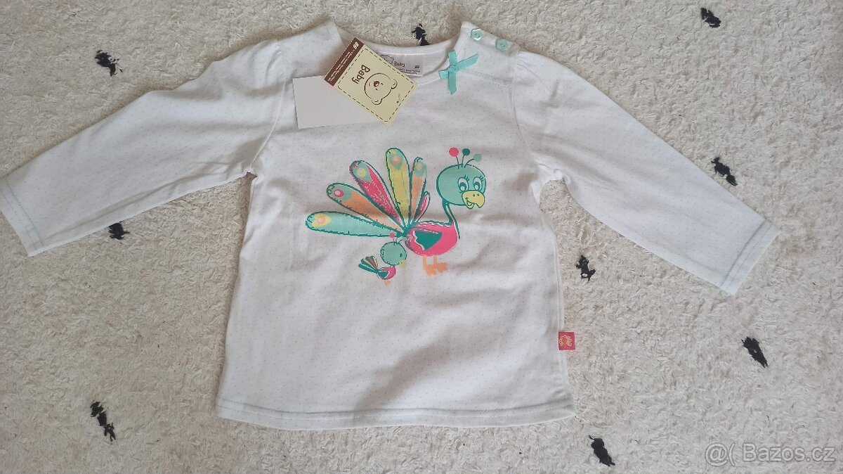 Dívčí trika - vel. 86 - NOVÁ s visačkou - 3