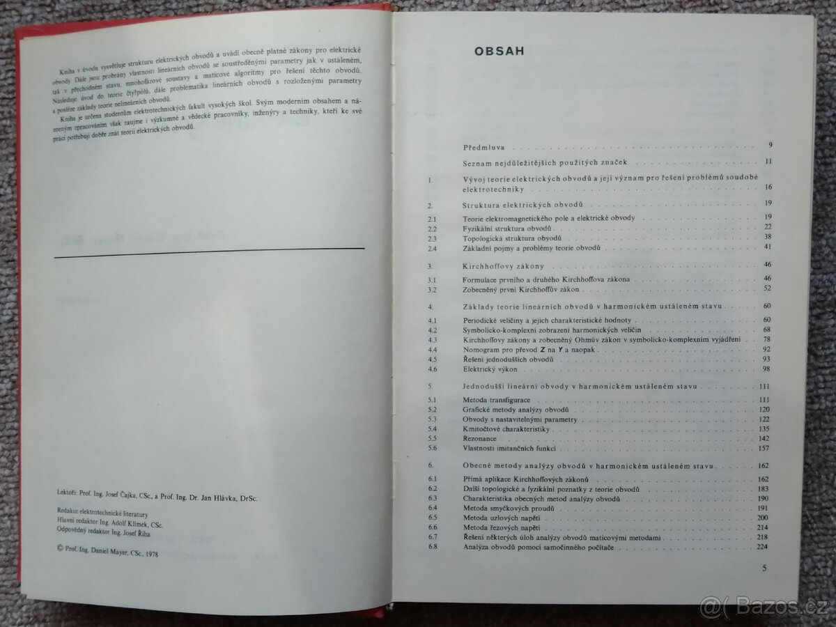 Úvod do teorie elektrických obvodů - Daniel Mayer - 3