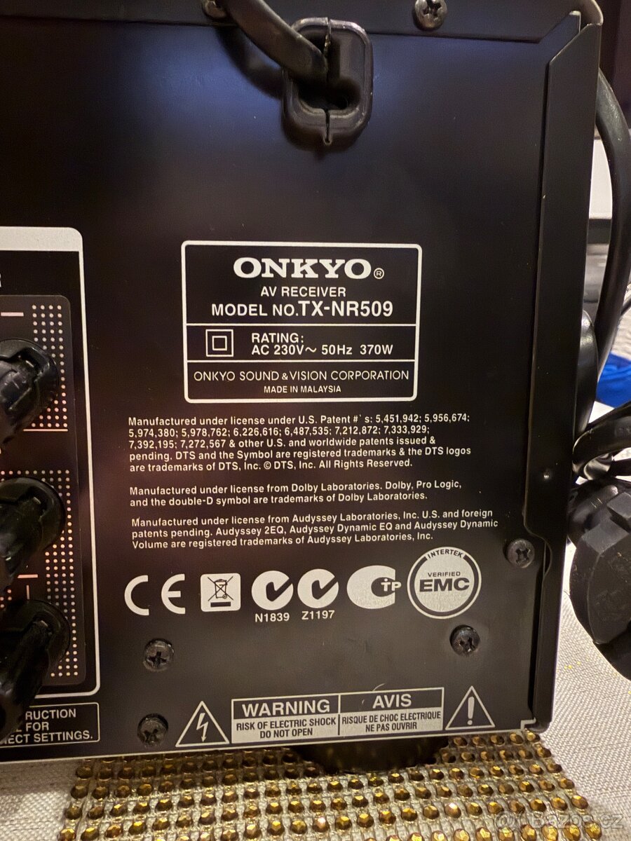 Zesilovač Onkyo TX-NR509 - 3