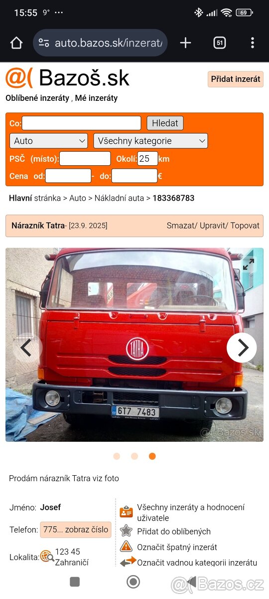 Nárazník Tatra - 3