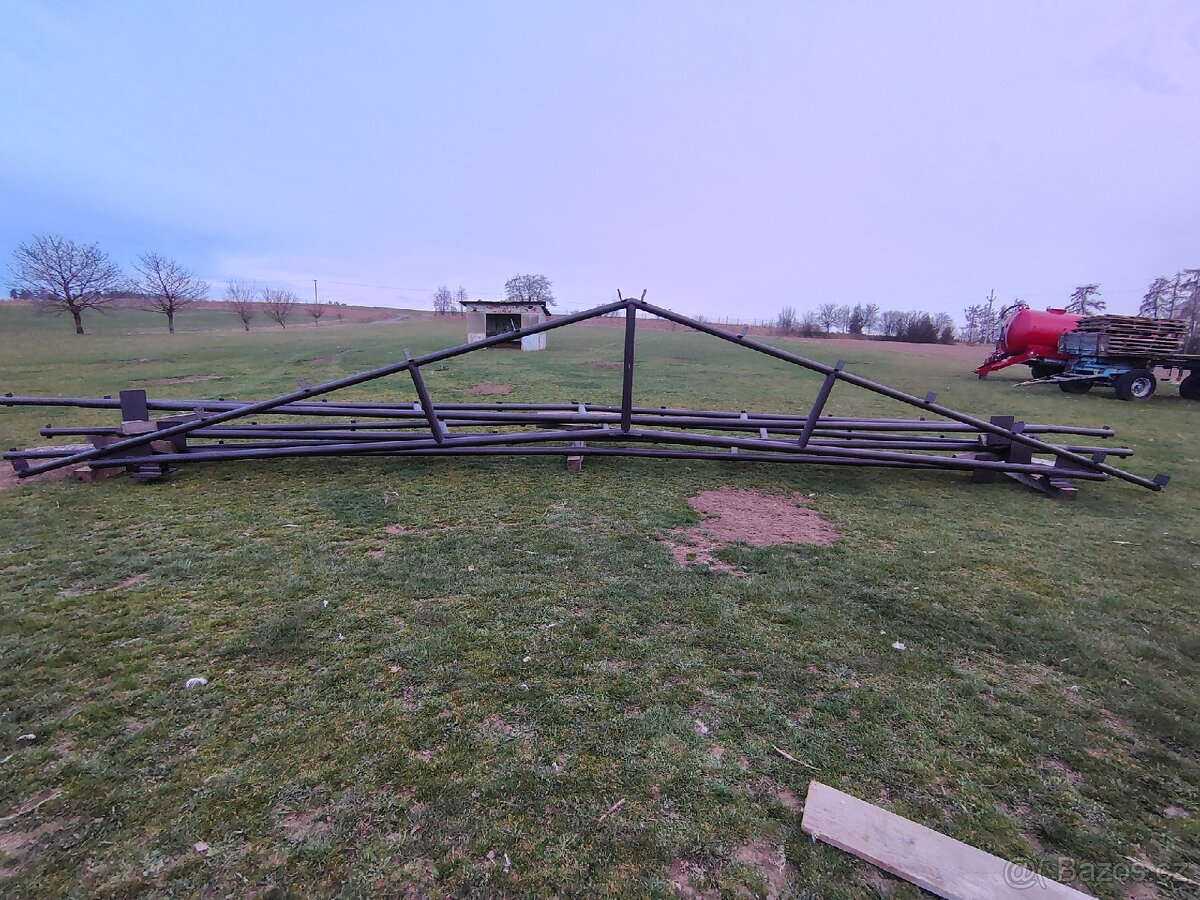 Ocelová konstrukce haly, nosníky, - 3