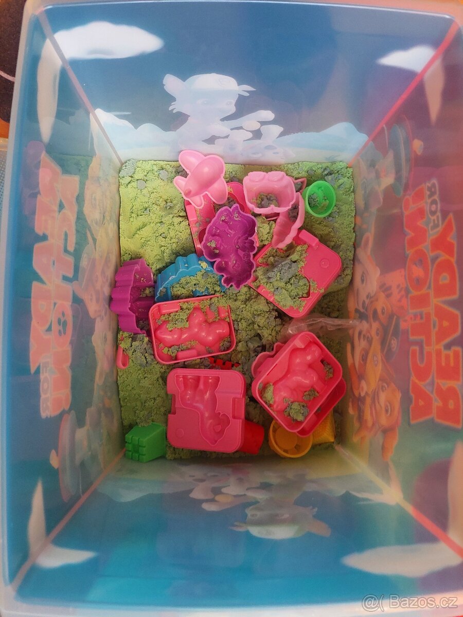 kinetický písek, bábovky, boxy, bazénky - 3
