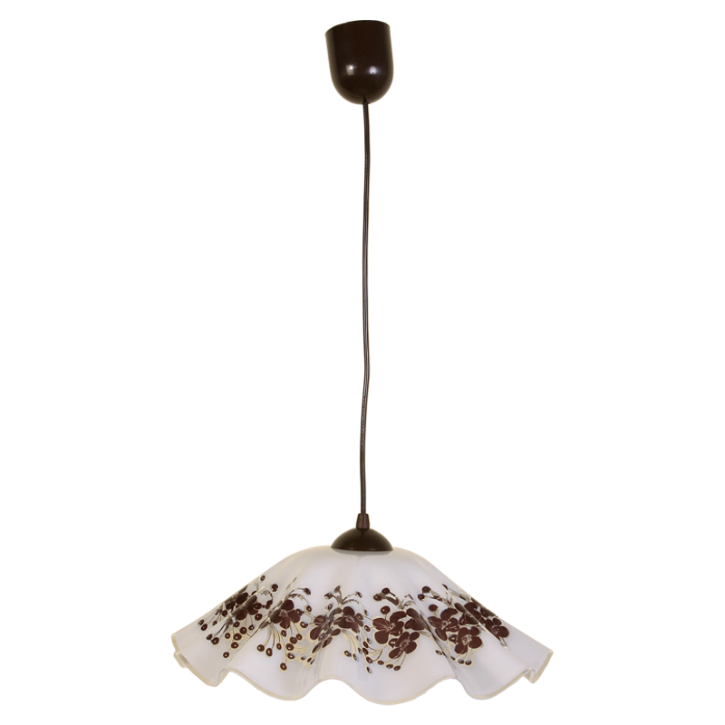 Sukýnka hnědá kytka - 3