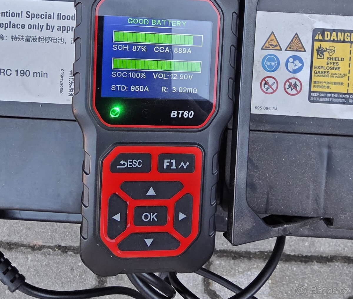Autobaterie Varta EFB+ 12V 105Ah - 3