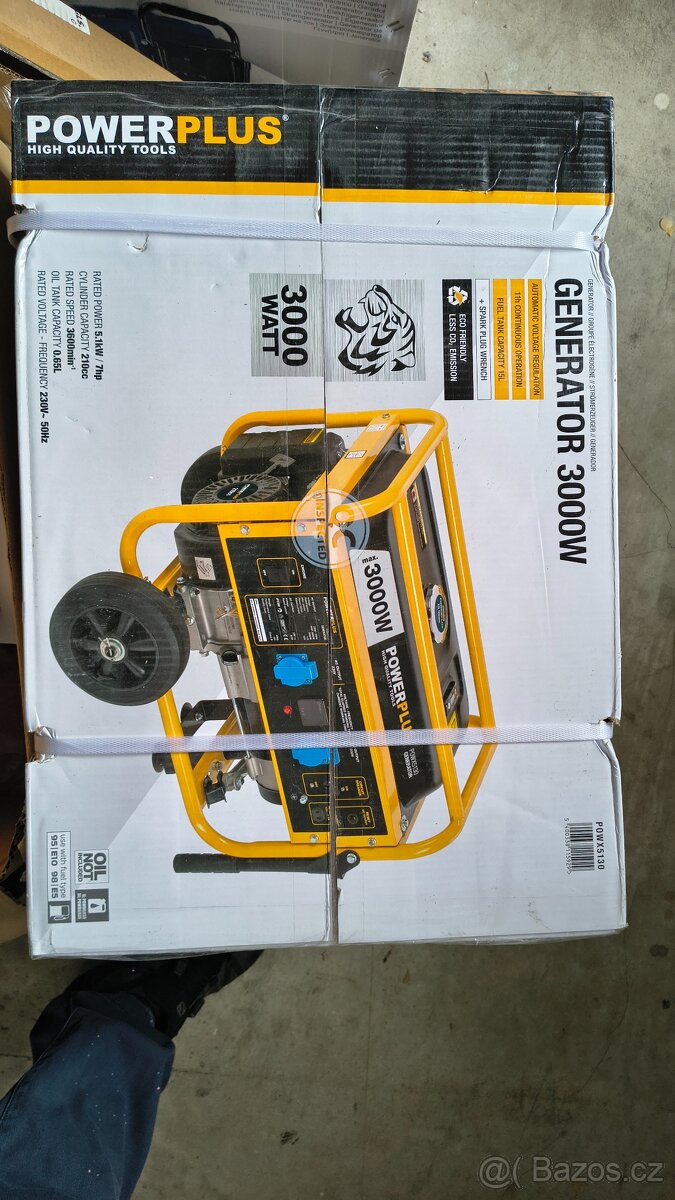 Elektrocentrála 3.000 W POWERPLUS POWX5130 - 3