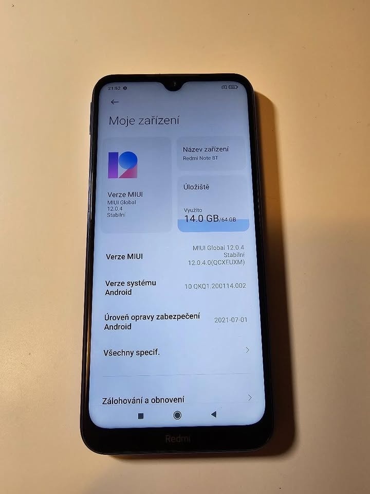 Mobilní telefon Xiaomi Redmi Note 8T 64/4GB - 3