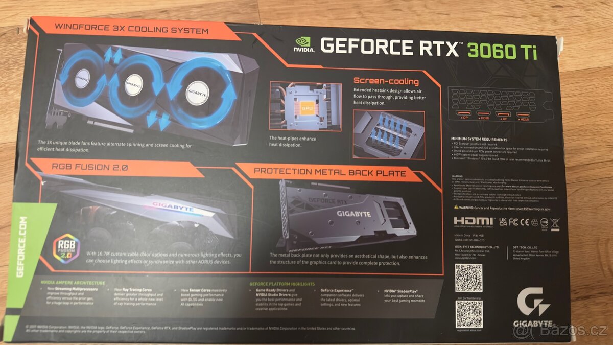 🟩 Gigabyte GeForce RTX 3060 Ti GAMING OC - 3