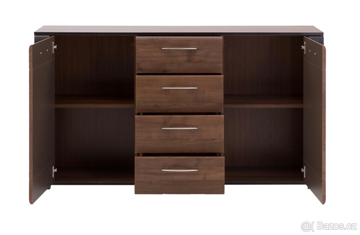 Komoda NONA NA 3 - ořech/wenge - 3