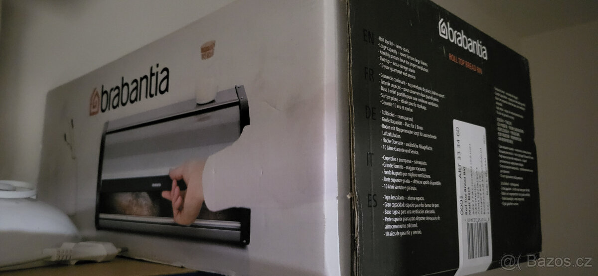 Brabantia CHLEBNÍK - Roll Top, matná černá - úplně nový - 3