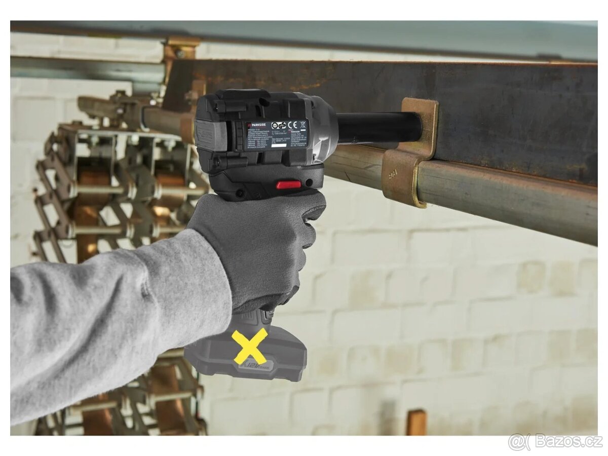 Aku rázový utahovák PPDSSA 12 A1 PARKSIDE PERFORMANCE - 3