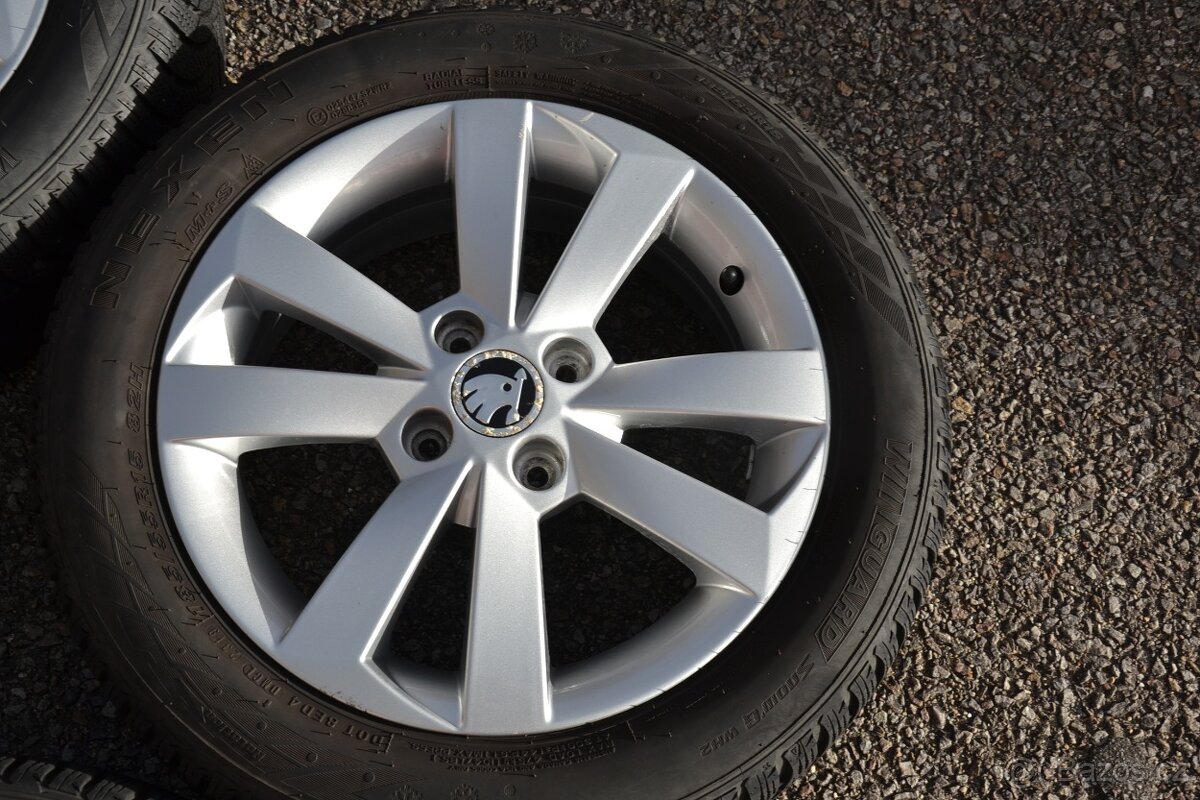 Zimní ORIG.Alu R15,Š.Citigo/Seat Mii,VW UP+ 185/55 - 3