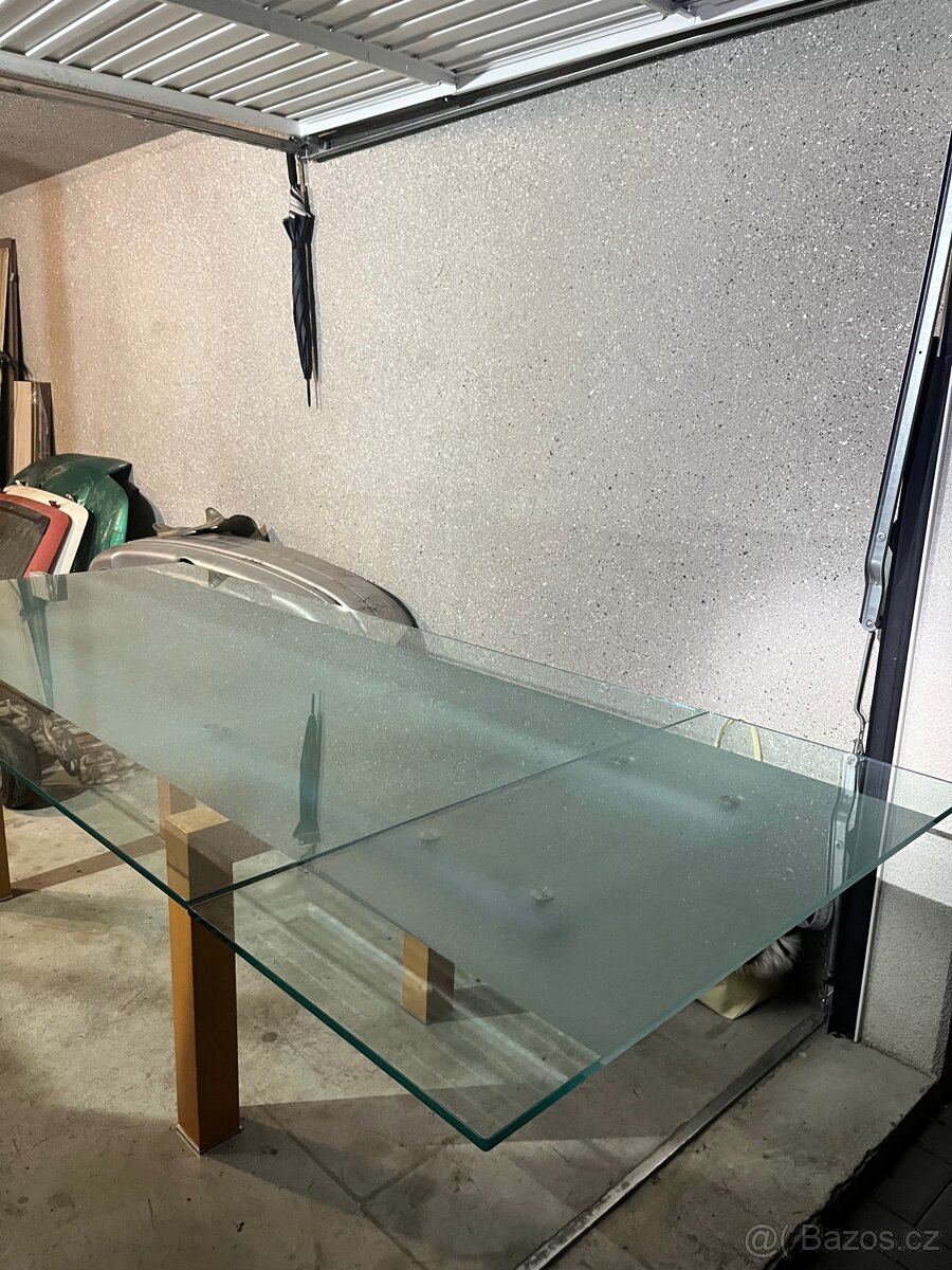 Skleněný stůl rozkládací - 3