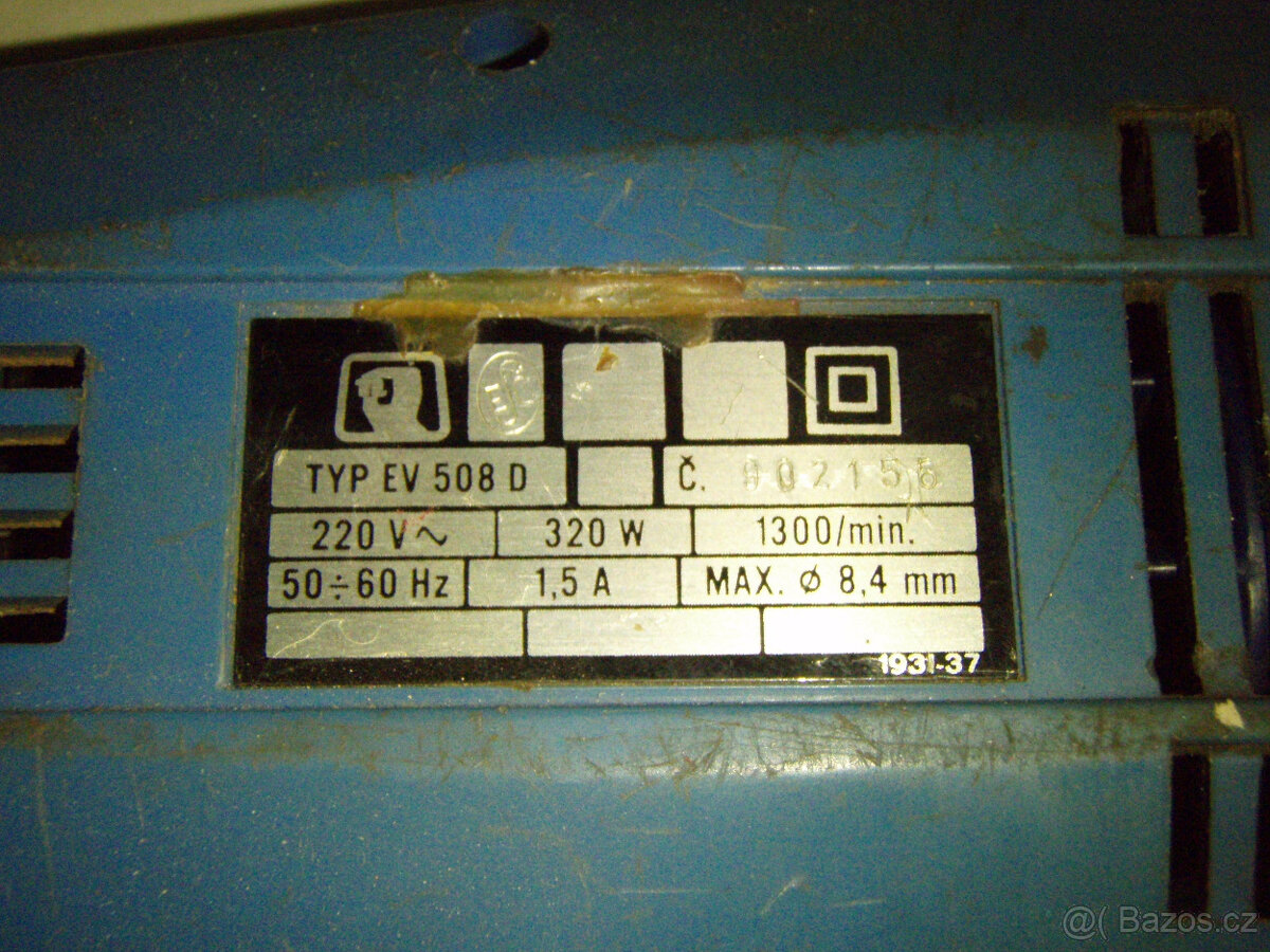 RETRO VRTAČKA NAREX EV 508 D - 320 W - 3