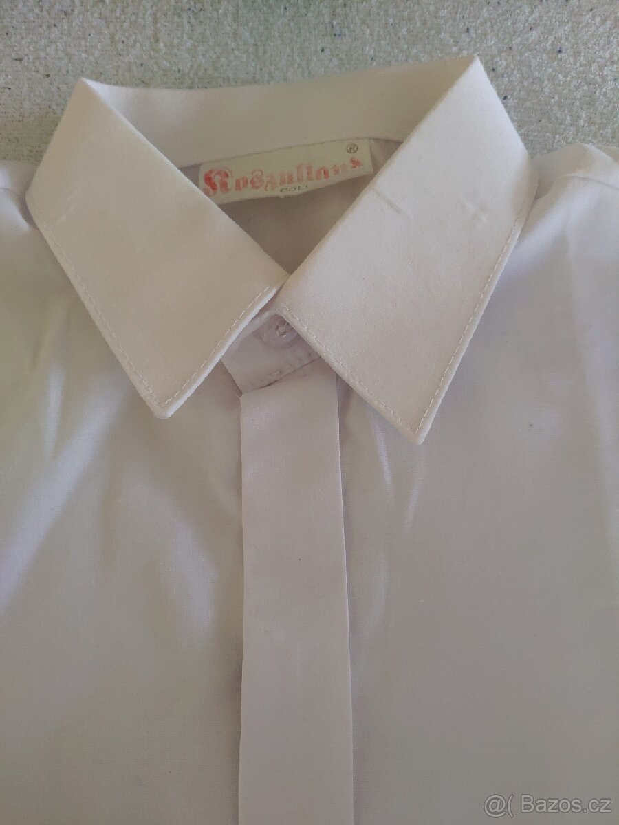 Dětské bílé košile vel.cca 134 - 3