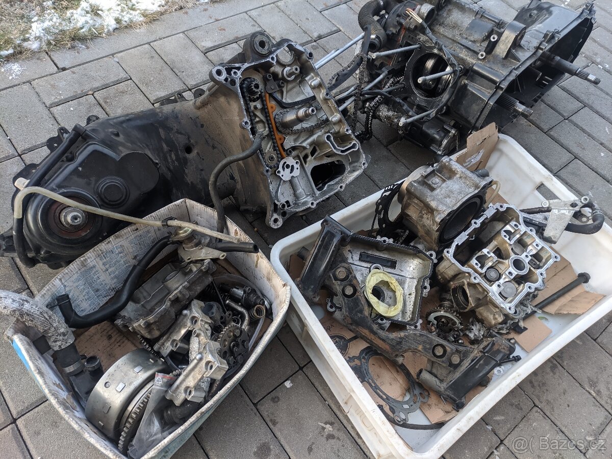 Yamaha Majesty , motor - díly - 3