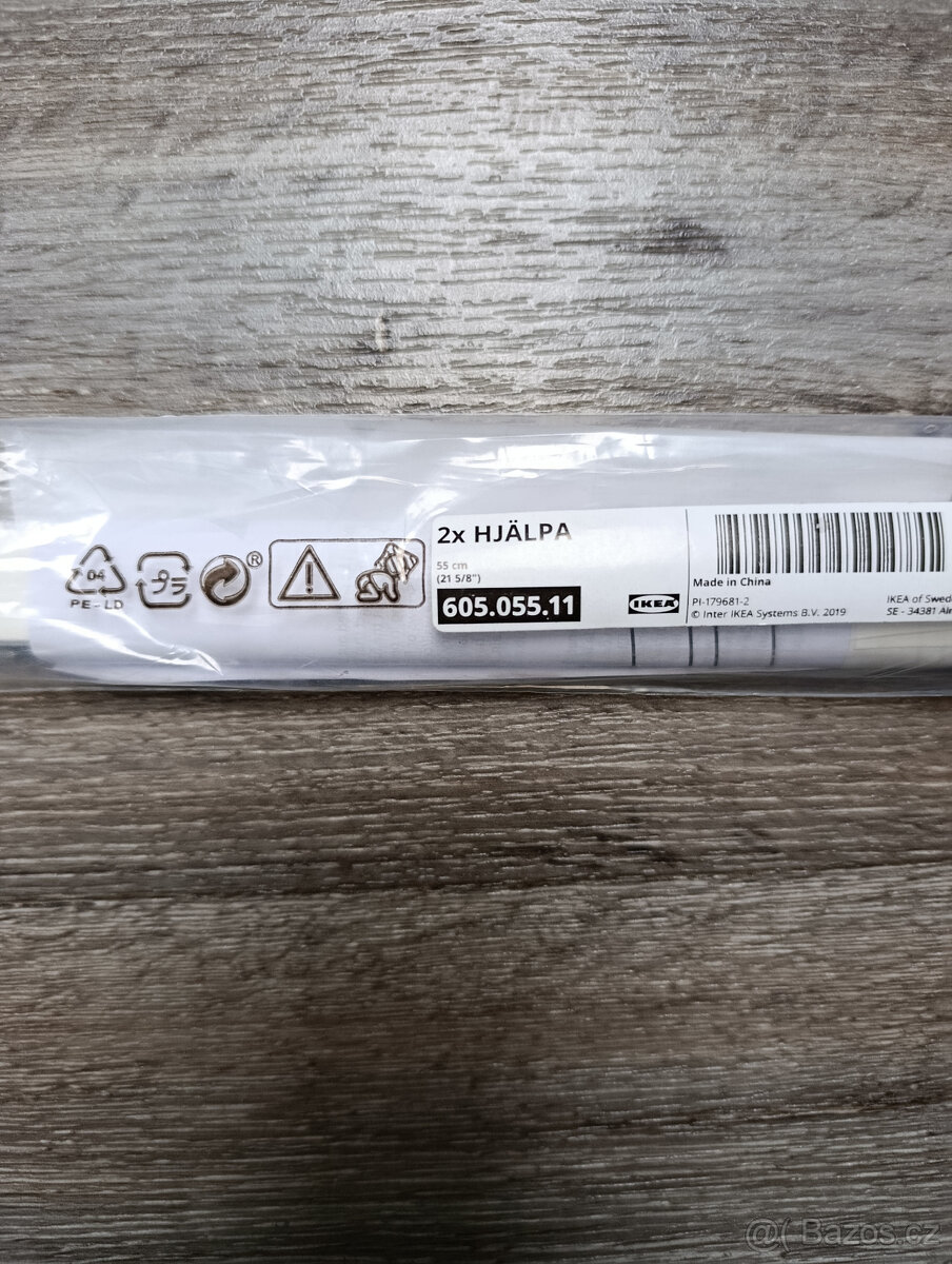 HJÄLPA lišty + šatní tyč - 3