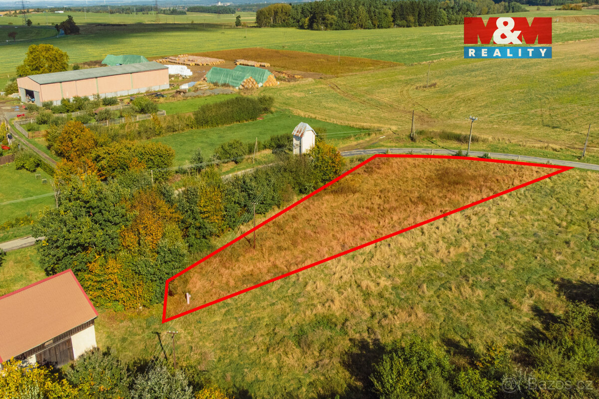 Prodej pozemku k bydlení, 1391 m², Přimda - 3