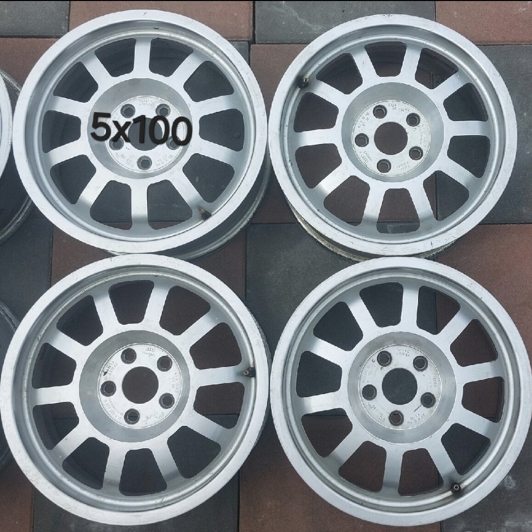 R15 5kg 5x112 a 5x100 5kg od dvou kusů s 4x100 na 2wd buggy