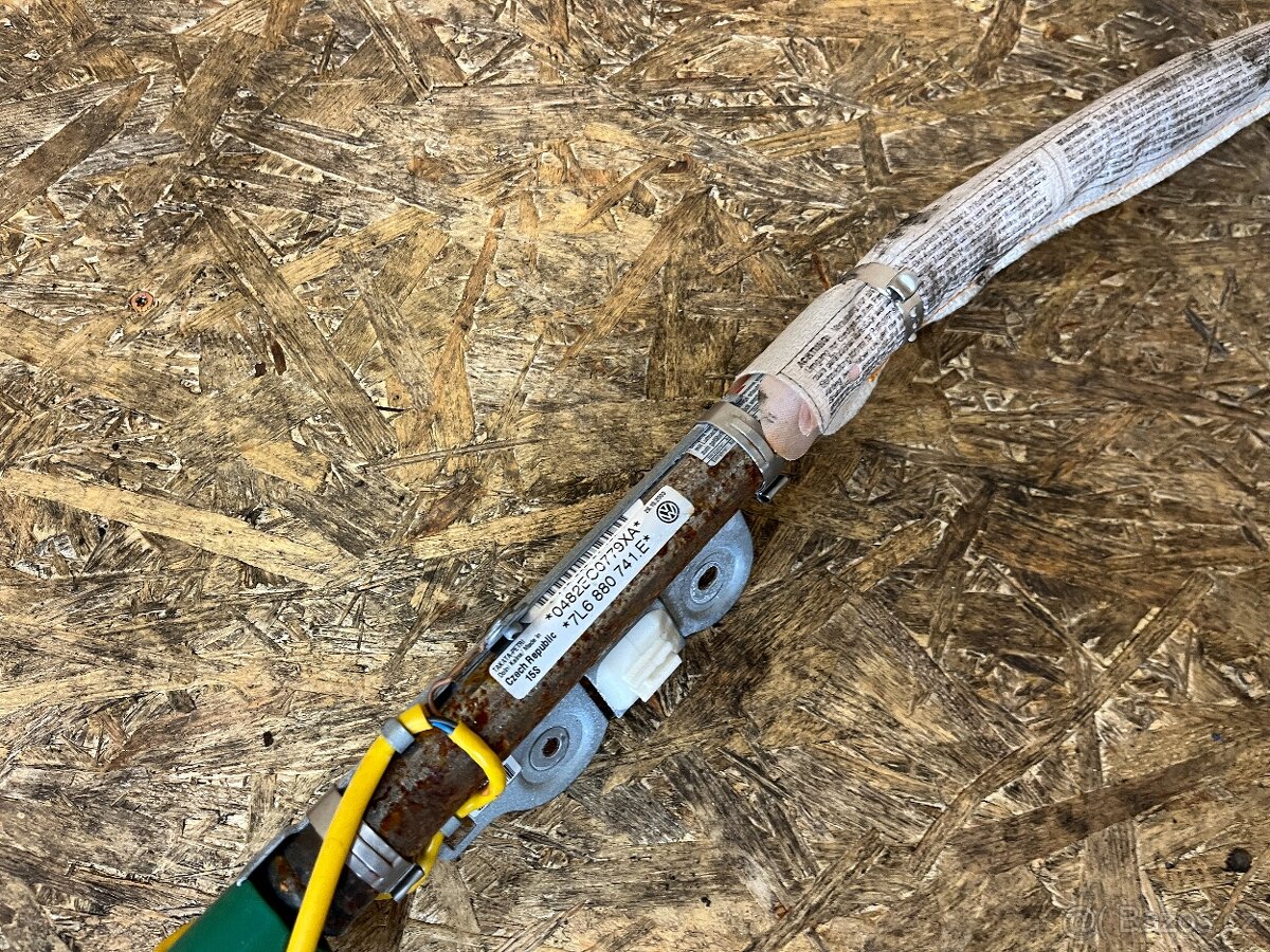 STROPNÍ AIRBAG VW TOUAREG 7L 7L6880742A/7L6880741A - 3