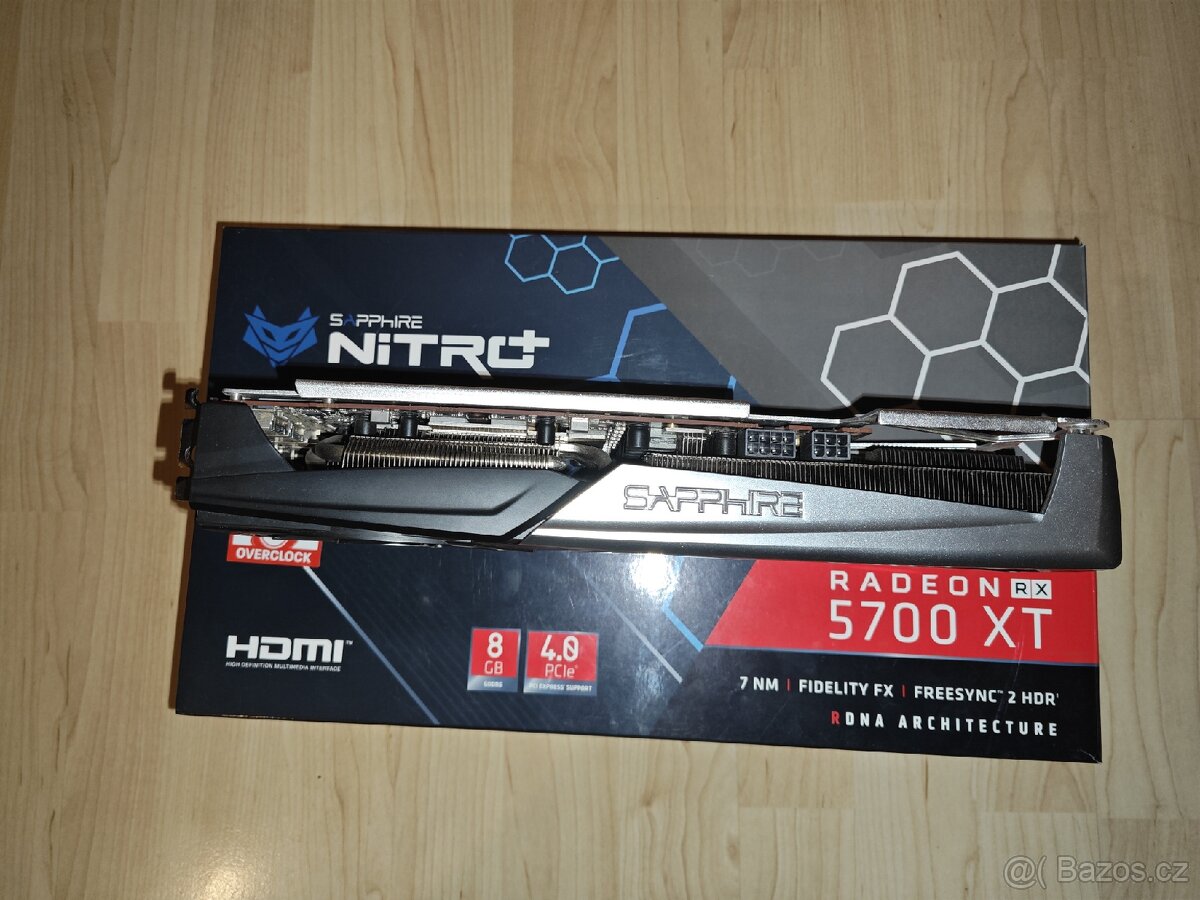 AMD Sapphire Radeon RX 5700 XT NITRO+ 8G Grafická karta - 3