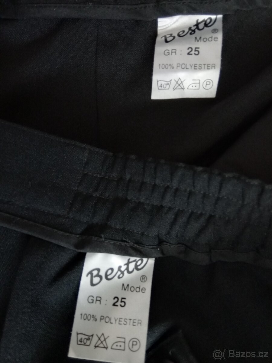 2 x společenské kalhoty - NOVÉ - 3