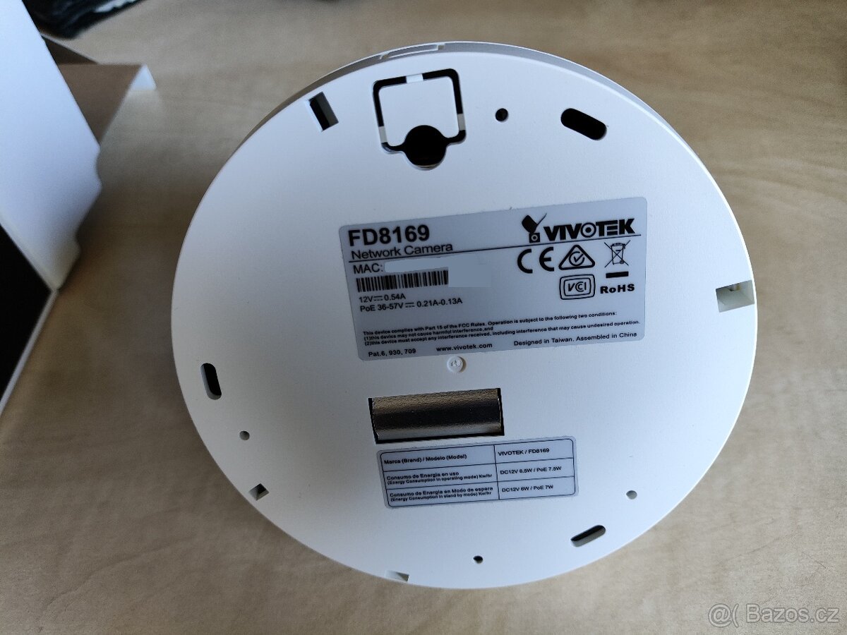 Prodám vnitřní IP kameru Vivotek FD8169 - 3