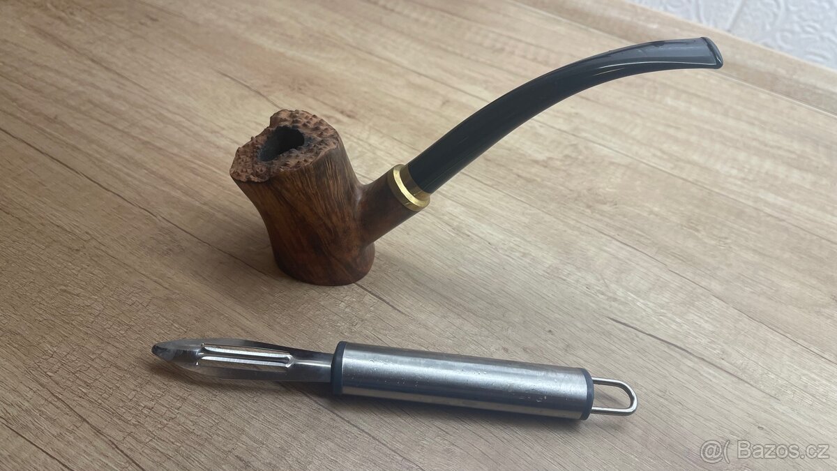 Dýmka lulka fajfka freehand Stanislav Hošek - 3